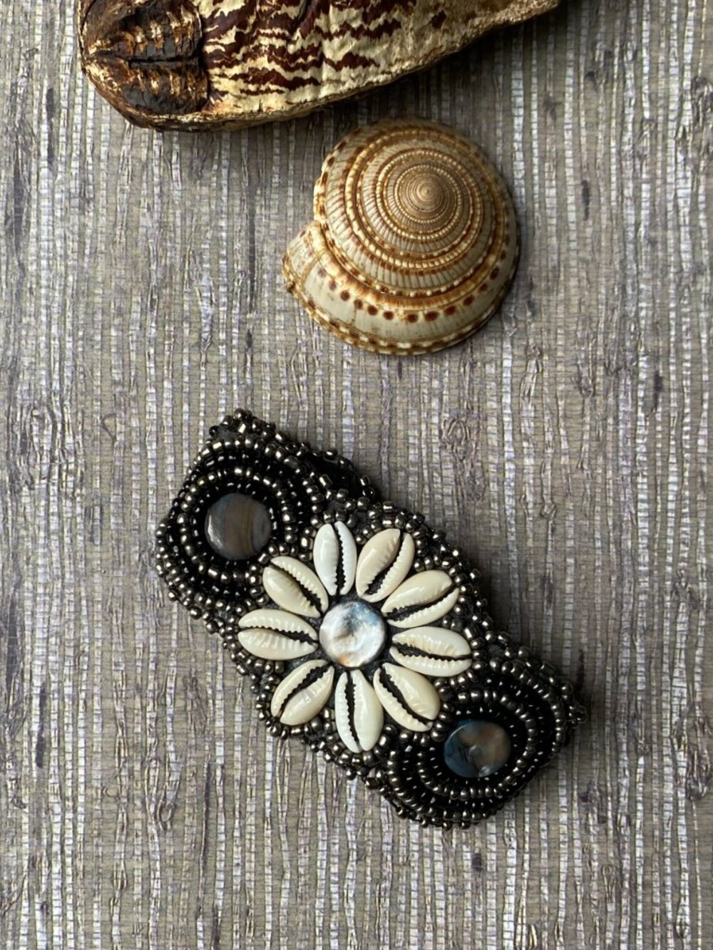 Handmade Bead and Shell Bracelet